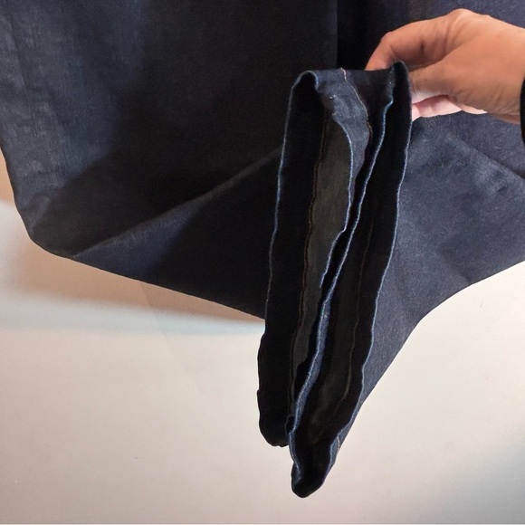 AMERICAN EAGLE SZ 12S Wide Leg Dark Wash Jean Trouser NEW WITH TAG - Picture 5 of 16